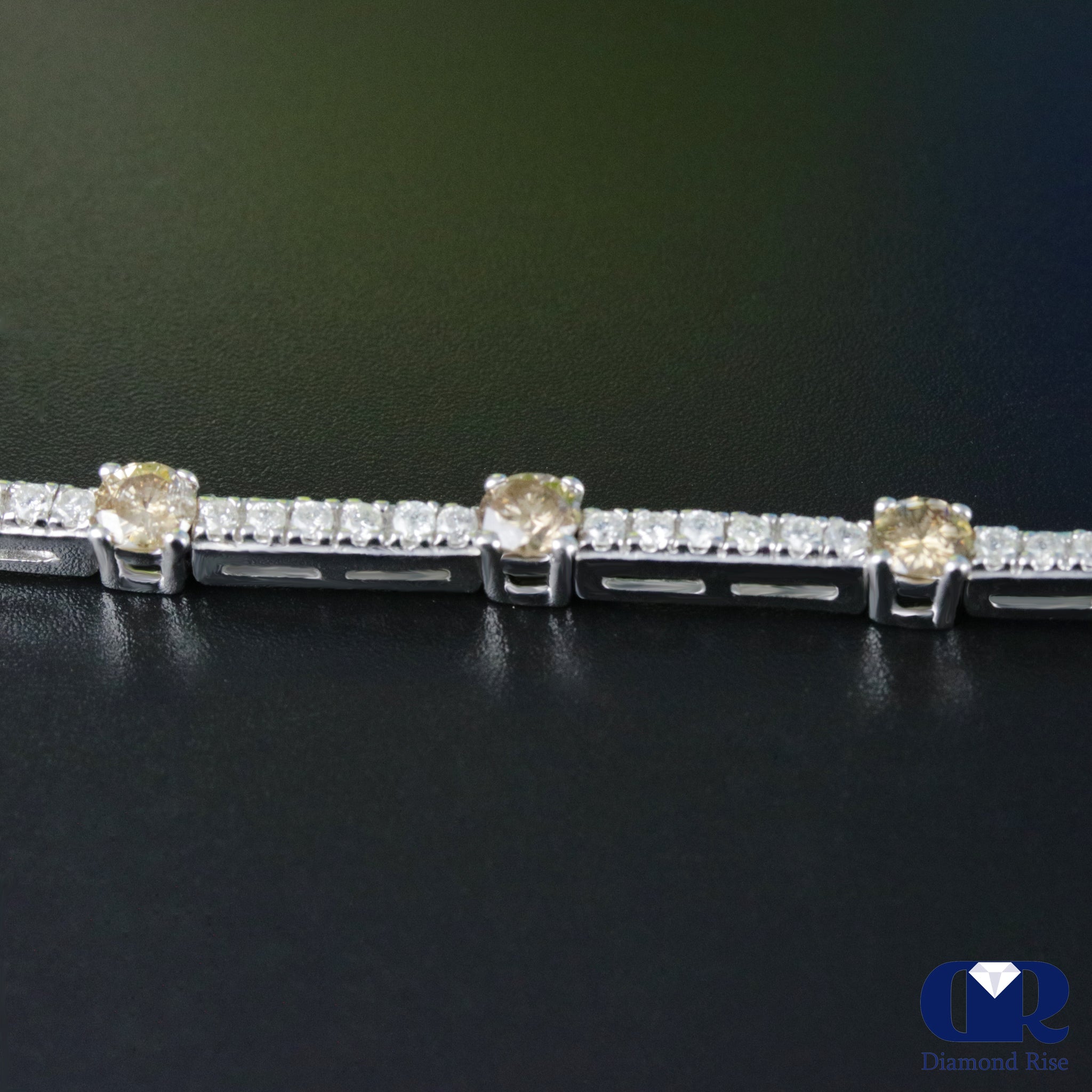 Sold at Auction: 6.27ct Chocolate Diamond Tennis Bracelet in 18ct Rose Gold